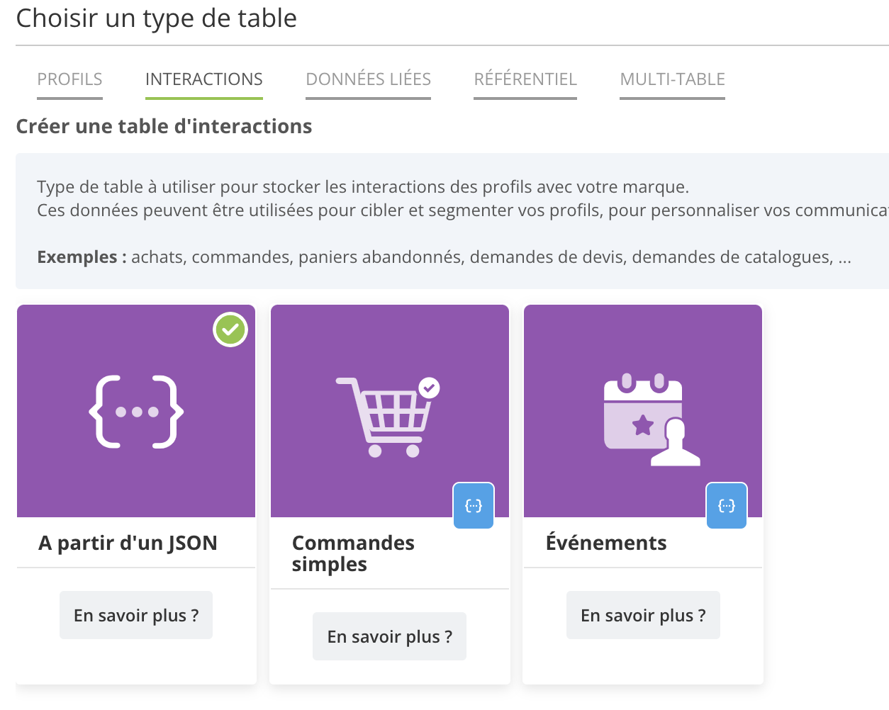 Desde un JSON