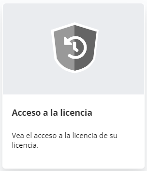 Acceso a la licencia