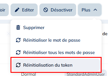 Restablecer Token