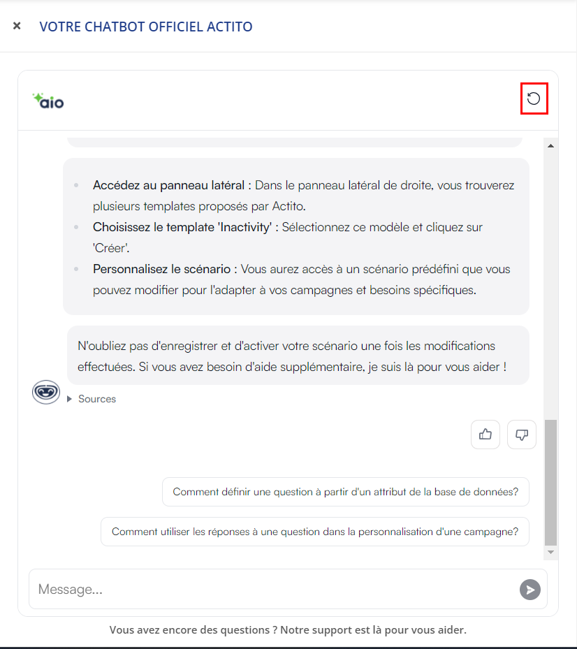 actualización