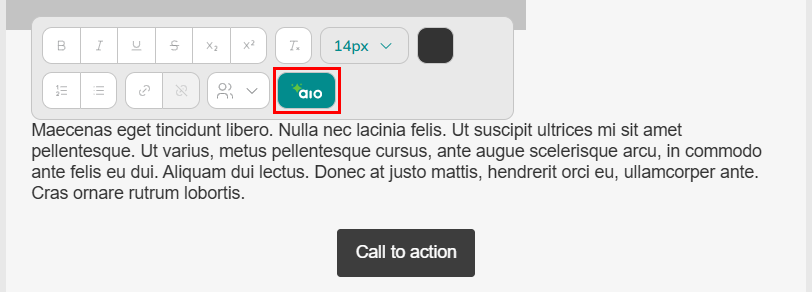 botón AIO