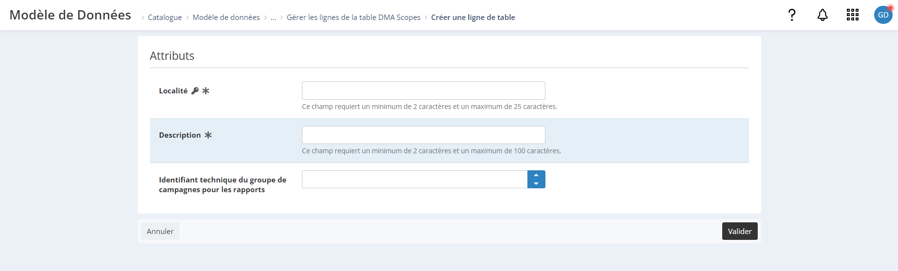 Datos Scope