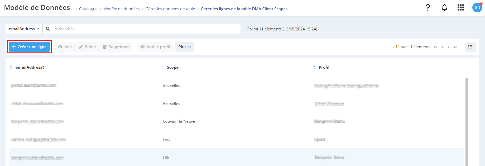 Crear Fila