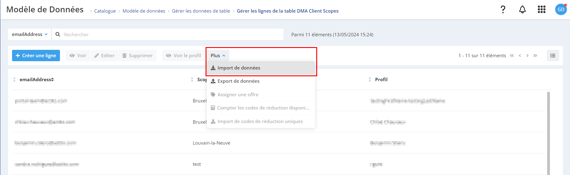 Importar datos