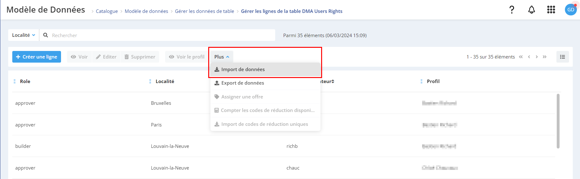Importar Datos