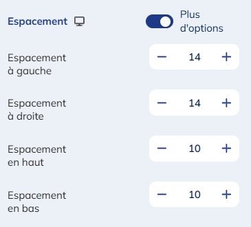 L'espacement