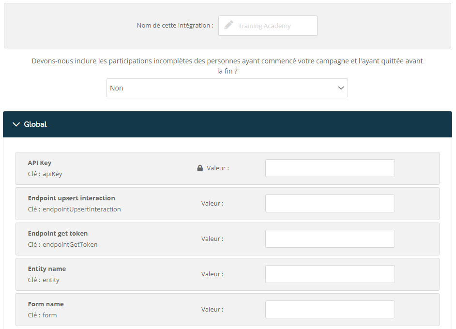 Configurar la integración