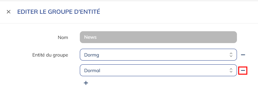 eliminará la entidad