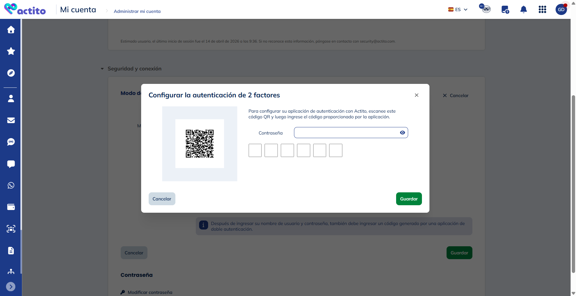 escanea el código QR