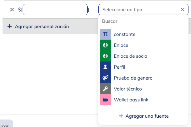 fuentes de datos