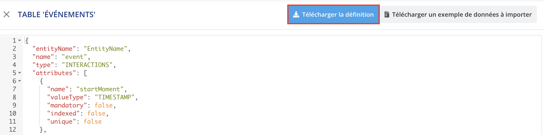 Download JSON