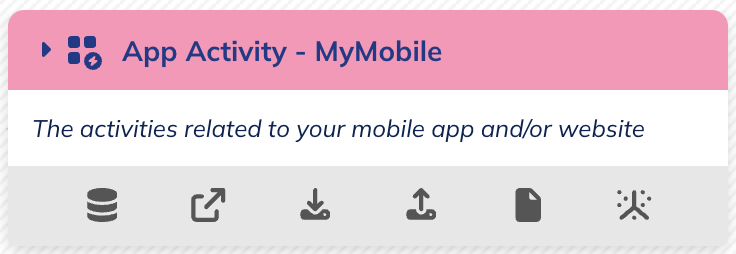 App activity table