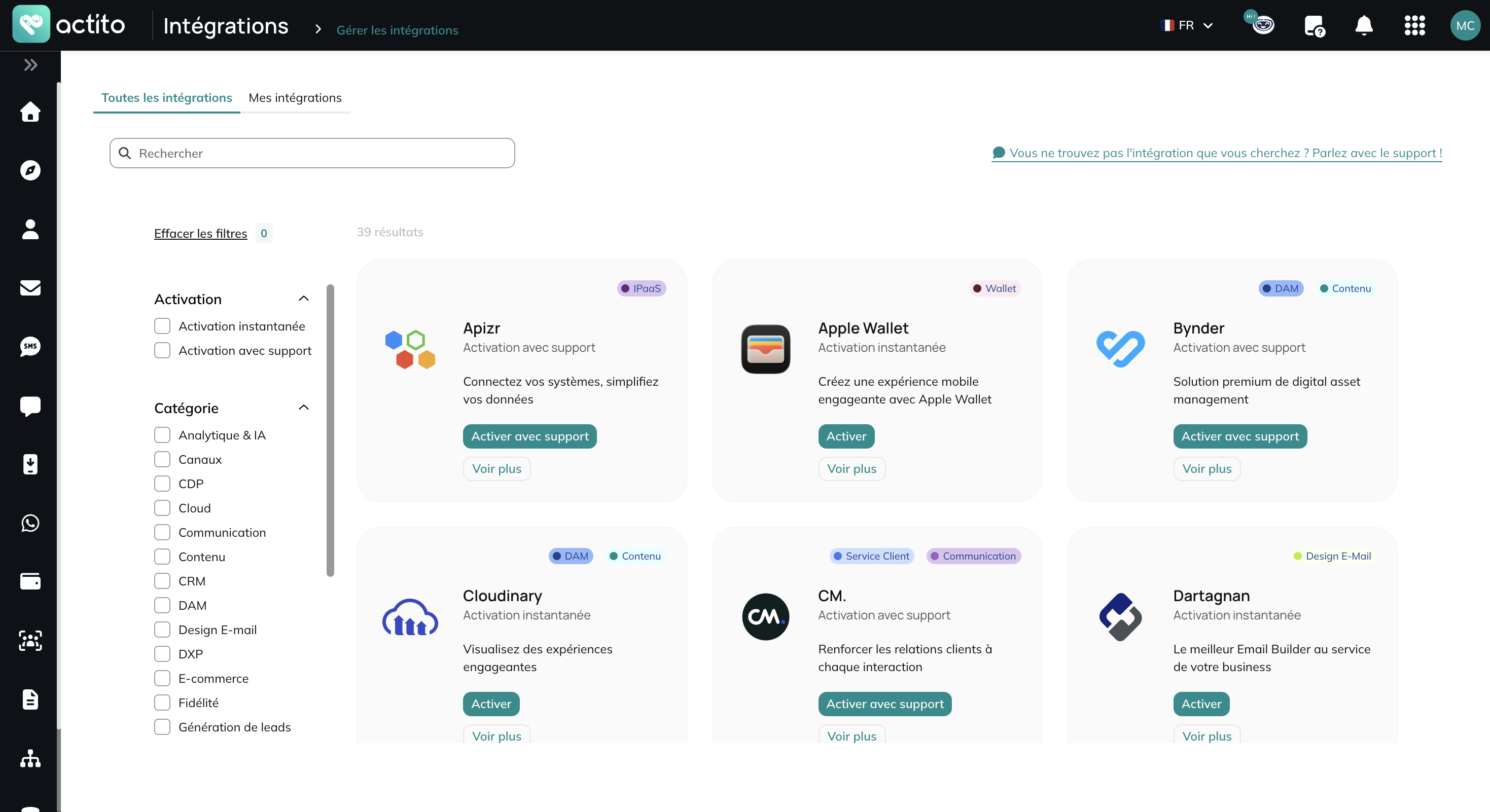 Integraciones