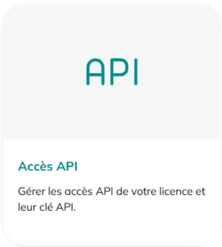 Accès API