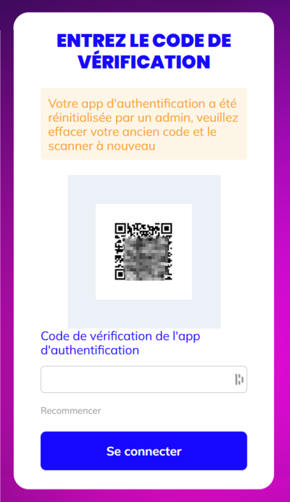nouveau code QR
