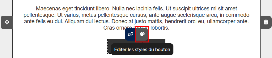 Editer le style du bouton