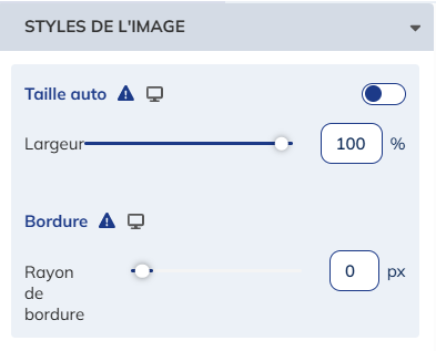 Styles de l'image