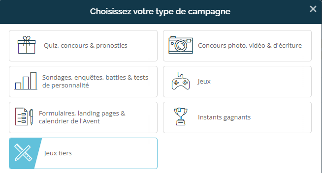 Type de campagne