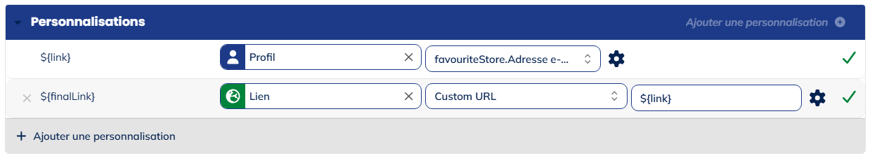 Utilisation avancée