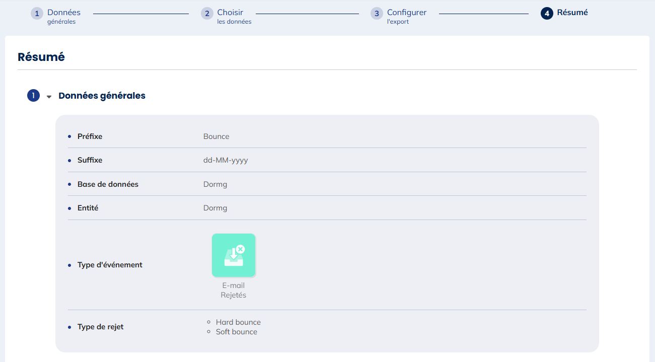 Données générales