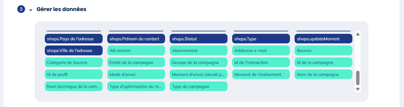 Activités de campagnes