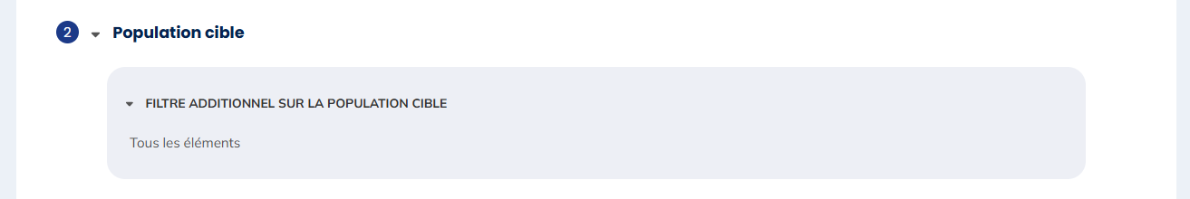Population cible