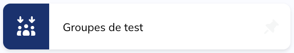 Groupes de test