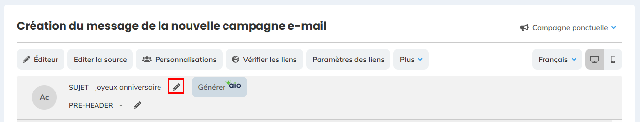 Editer le sujet