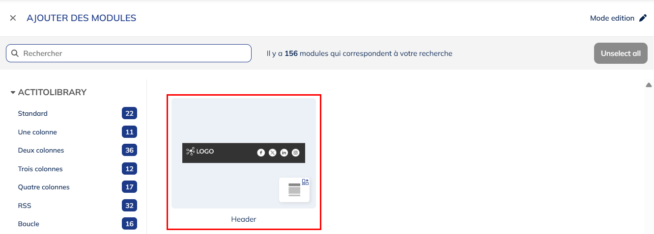Librairie Modules dynamiques