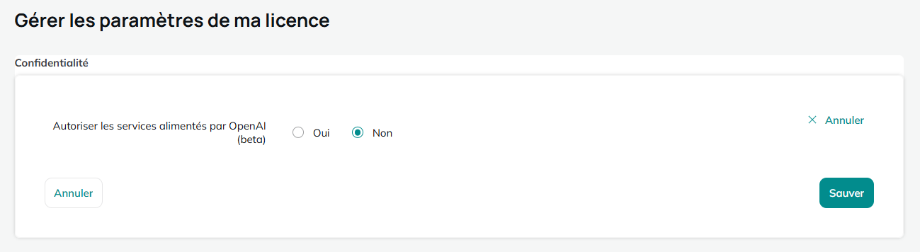 Refuser les services OpenAI