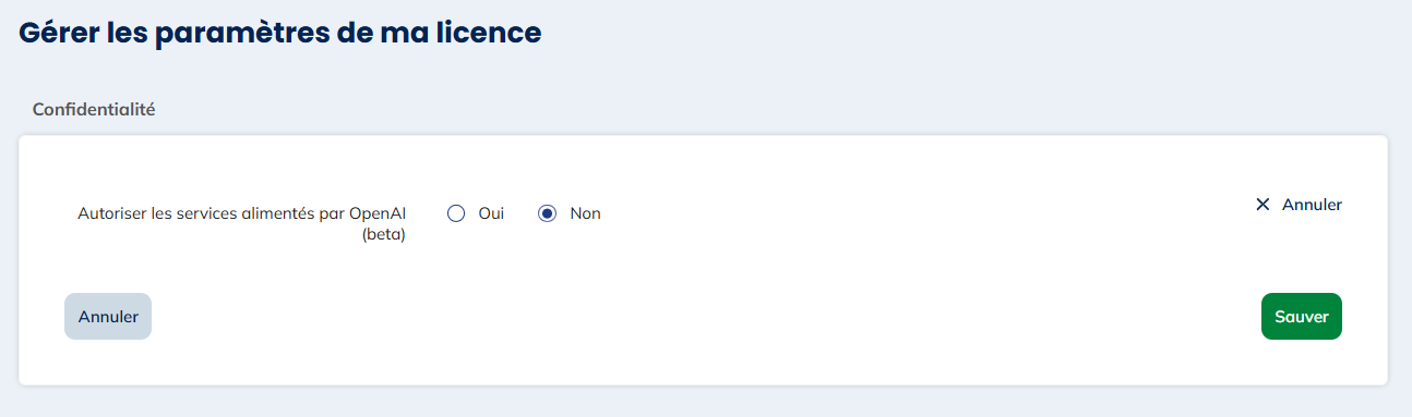 Refuser les services OpenAI