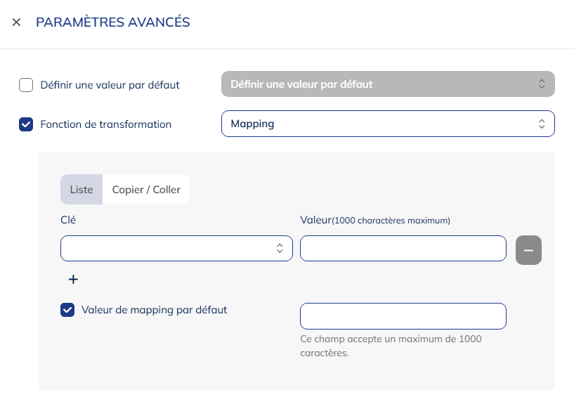 transformation de données