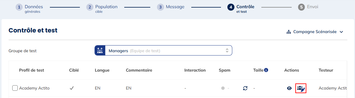 Tester les variables