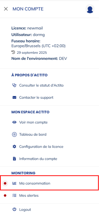 Ma consommation