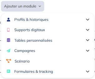 Liste des modules