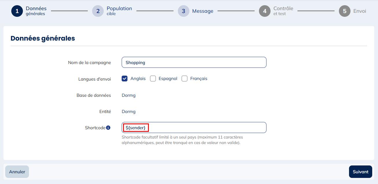 Personnaliser l'alias