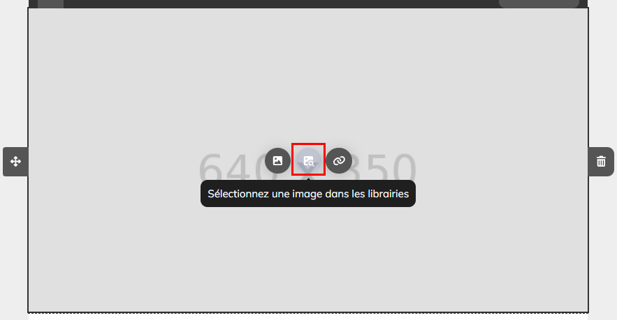 Sélectionner une image depuis une librairie