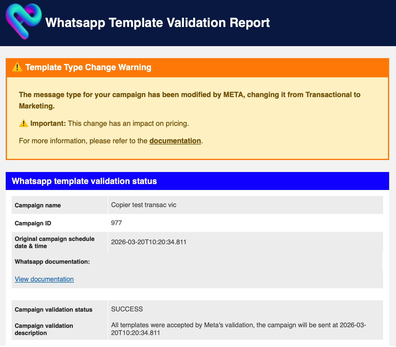 Reclassification du message