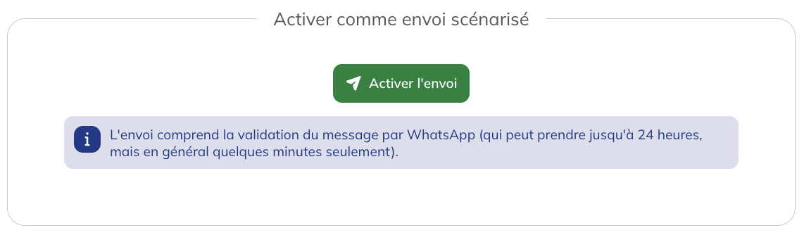 Envoi transactionnel ou scénarisé