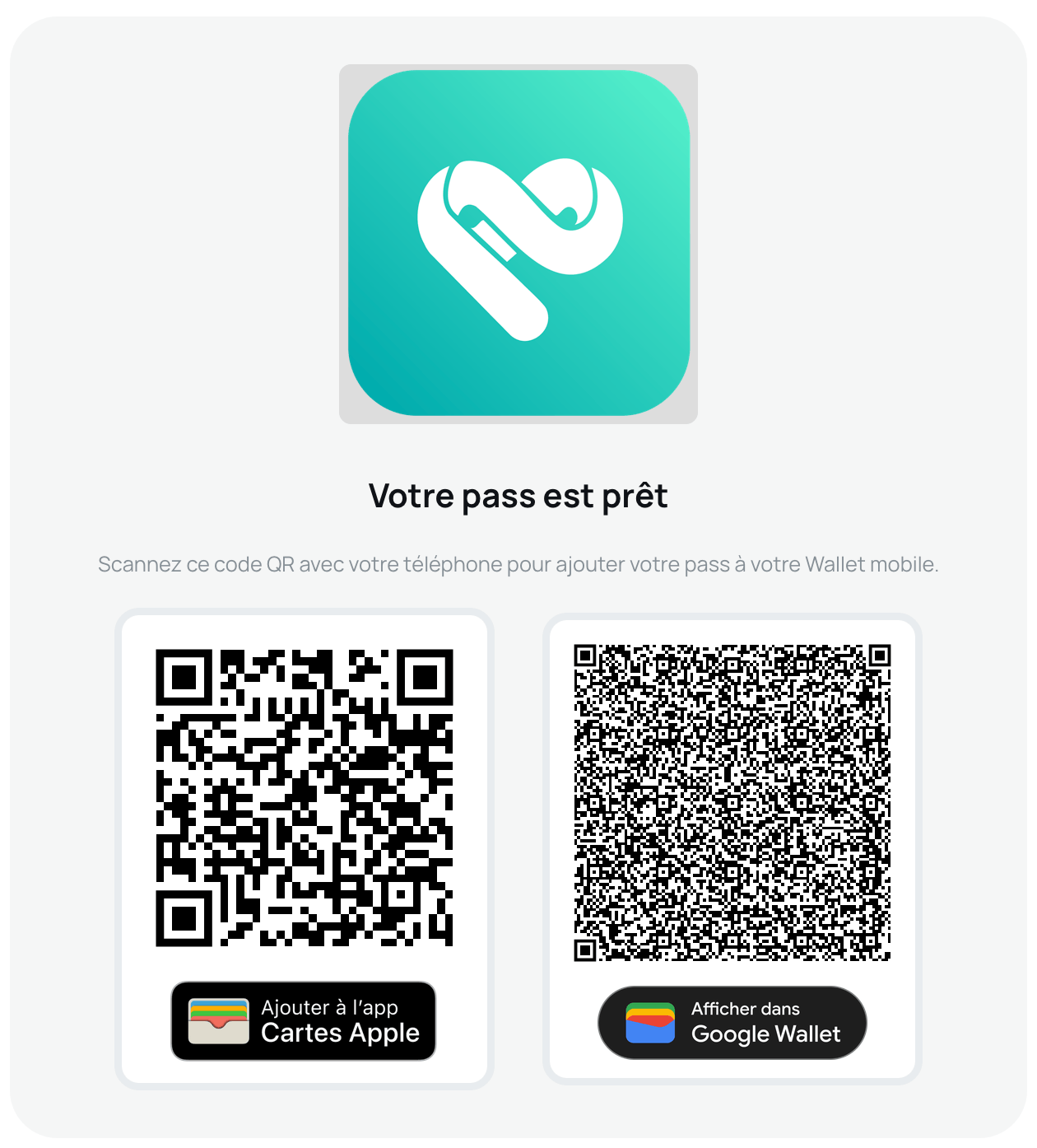 Télécharger le pass