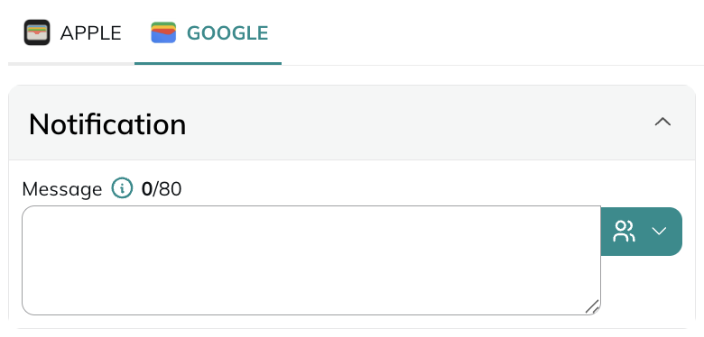 Notification Google