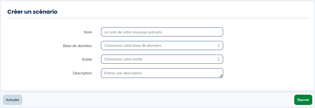 Informations à donner