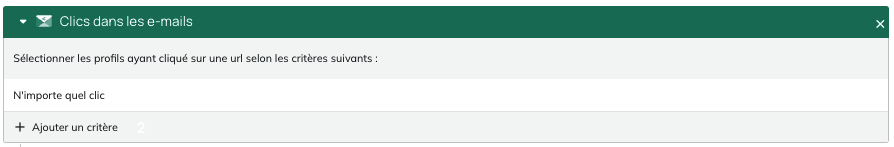 Module Clics dans les e-mails