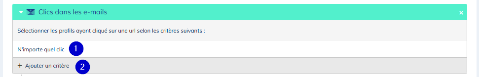 Module Clics dans les e-mails