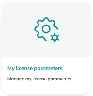 My license parameters