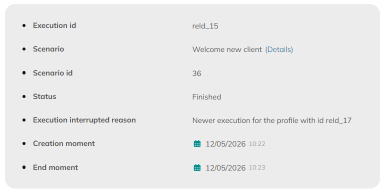Replaced executions