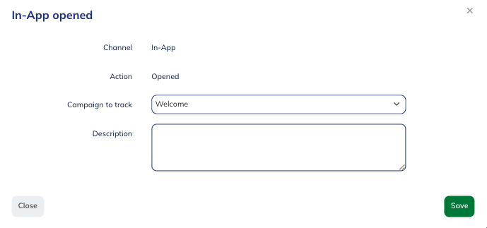 Campaign action block parameters
