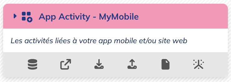 Actividad de la app