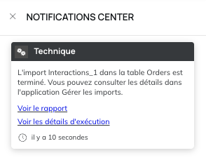 Notificación