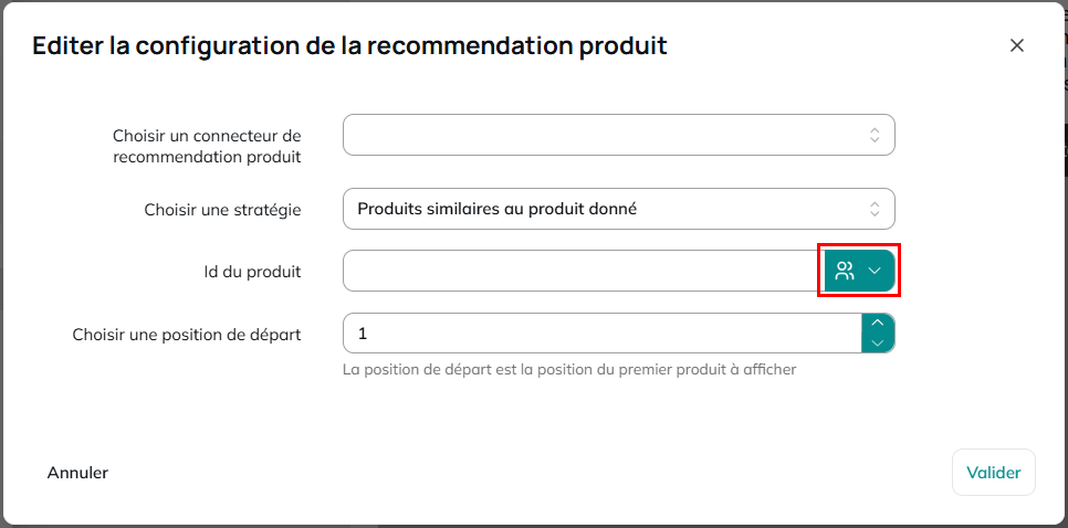 Reco produit